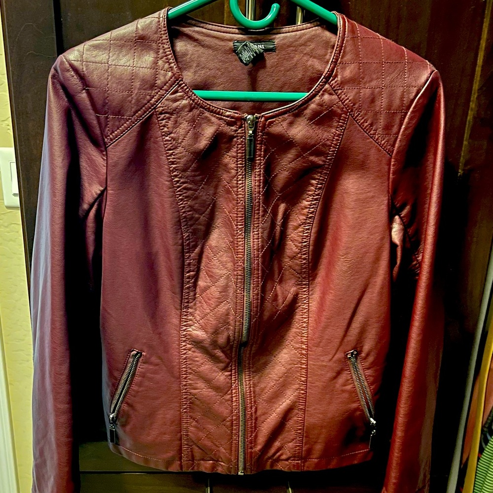 Alfani Faux Leather Coat